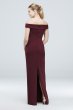 Off-the-Shoulder Stretch Crepe Ruched Dress AP2E205054