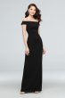 Off-the-Shoulder Stretch Crepe Ruched Dress AP2E205054