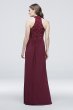 Lace and Sequin Mockneck Jersey A-Line Dress DS270001