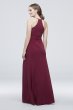 Drapey Jersey V-Neck Sheath with Gathered Waist DS270005