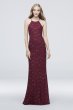 Sequin Lace Mermaid Dress with Corset Back DS270018