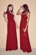 Ruffled Faux-Wrap Scuba Crepe Dress DS270027