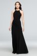 Jersey High Neck Dress with Crystal Straps DS270050