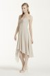 Strapless Chiffon Short Dress F12284