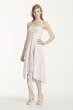 Strapless Chiffon Short Dress F12284