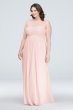 Long Mesh Dress with Illusion Sweetheart Neckline F15927