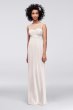 Long Mesh Dress with Illusion Sweetheart Neckline F15927