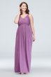 Long Mesh Dress with Cowl Back Detail F15933