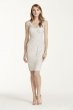 Short Tank Lace Dress with V Neckline F15952
