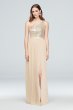 Sequin and Mesh One-Shoulder Bridesmaid Dress F17063S
