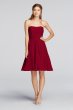 Strapless Pleated Bodice Dress F18028