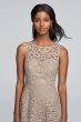 Short Sleeveless Illusion Lace Bridesmaid Dress F18031