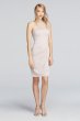 Short Illusion One Shoulder Dress F19038
