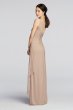 Long Mesh One Shoulder Illusion Dress F19074
