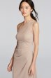 Long Mesh One Shoulder Illusion Dress F19074