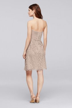 Short Sweetheart Neckline Bridesmaid Dress F19217