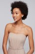 Chiffon Short Bridesmaid Dress with Beaded Belt F19228