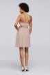 Chiffon Short Bridesmaid Dress with Pleating F19229