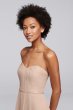 Strapless Bridesmaid Dress with High-Low Hem F19262