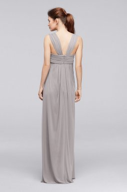 Empire Waist Maternity Dress with Straps F19278
