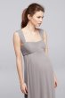 Empire Waist Maternity Dress with Straps F19278