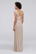 Lace Bridesmaid Dress with Long Mesh Skirt F19328