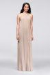 Bridesmaid Soft Mesh Halter Dress with Slim Sash F19533