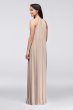 Bridesmaid Soft Mesh Halter Dress with Slim Sash F19533