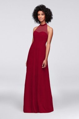 Allover Lace A-Line Bridesmaid Dress F19635