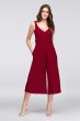 Tie-Back Crinkle Chiffon Bridesmaid Jumpsuit F19741