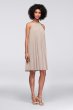 Soft Mesh Halter Short Bridesmaid Dress F19751