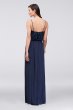 Long Sequin Blouson Bridesmaid Dress F19788