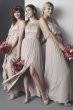 Long Sequin Blouson Bridesmaid Dress F19788