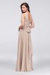 Surplice Tank Long Chiffon Bridesmaid Dress F19831