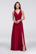 Surplice Tank Long Chiffon Bridesmaid Dress F19831
