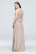 Ruffled Tank Crinkle Chiffon Bridesmaid Dress F19895
