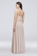 Spaghetti Strap Mesh Blouson Bridesmaid Dress F19903