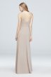 Chiffon V-Neck Spaghetti Strap Bridesmaid Dress F19935