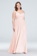 Chiffon V-Neck Spaghetti Strap Bridesmaid Dress F19935