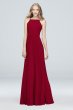 Chiffon High-Neck Bridesmaid Dress F19936