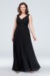 Chiffon V-Neck Tank Bridesmaid Dress F19938