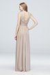 Long Mesh Pleated Tank Bridesmaid Dress F19942
