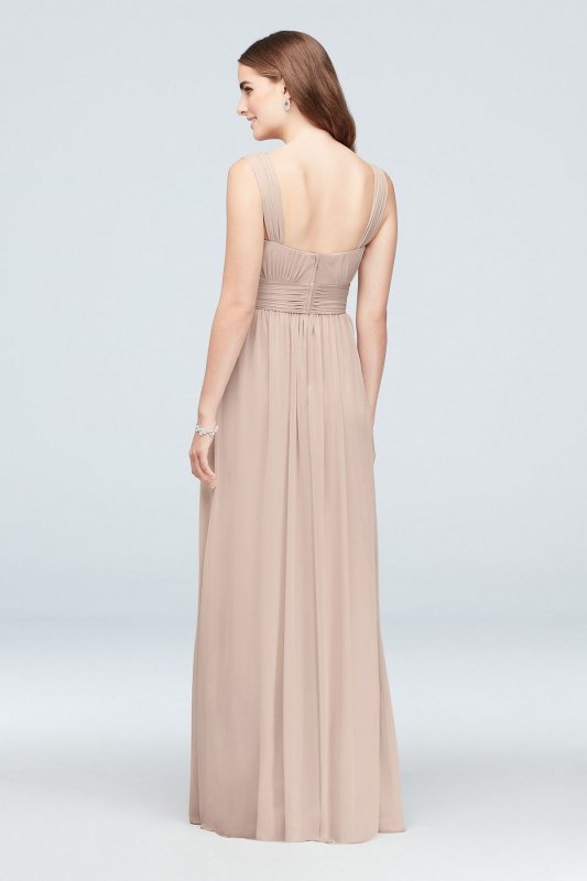 Sweetheart Tank Pleated Mesh Bridesmaid Dress F19943