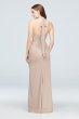Ruched Mesh Halter Bridesmaid Dress F19947