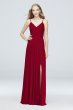 Corded Lace and Mesh Long Bridesmaid Dress F19954