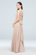 High-Neck Soie Chiffon Bridesmaid Dress F19960