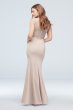 Sleeveless Lace and Stretch Crepe Bridesmaid Dress F19975