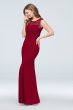 Sleeveless Lace and Stretch Crepe Bridesmaid Dress F19975