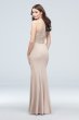 Lace and Stretch Crepe High-Neck Bridesmaid Dress F19976
