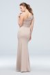 Lace Stretch Crepe One-Shoulder Bridesmaid Dress F19977